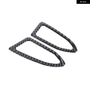 スバル CROSSTREK 2023-2024 ソフトカーボンダッシュボードエアアウトレットフレームカバー トリム ステッカー カーアクセサリー - carbon　fiber
