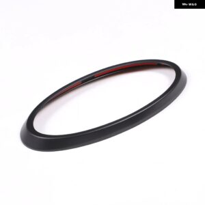 スバル フォレスター 2022 ABS カーボンフロントロゴ 装飾 リングステッカー 装飾 アクセサリー カスタムパーツ アクセサリー 交換用部 - matt　black