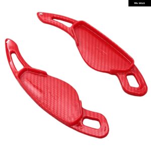 ランドローバー ステアリングホイール ギアシフター パドルエクステンション ABS レンジローバー イヴォークディスカバリー ジャガー XF XE - Carbon Red