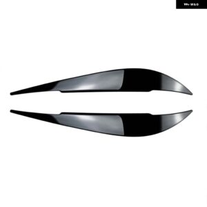 BMW フロント ABS 光沢ヘッドライト アイブロウ アイブロウ 4シリーズ F32 F33 F36 M4 420D 420I 425D 430I 435I 440I 2013-2021 カスタム - Gloss Black