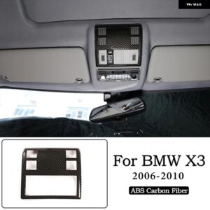 BMW 2006-2010 X3 E83 ABS カーボンパターンインナードアボウルカバー ガラスリフティングフレームインテリアアクセサリー カスタムパーツ - 4
