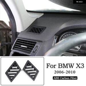 BMW 2006-2010 X3 E83 ABS カーボンパターンインナードアボウルカバー ガラスリフティングフレームインテリアアクセサリー カスタムパーツ - 6