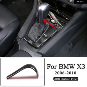 BMW 2006-2010 X3 E83 ABS カーボンパターンインナードアボウルカバー ガラスリフティングフレームインテリアアクセサリー カスタムパーツ - 9
