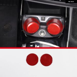BMW レッドソフトカーボン 2シリーズ F44 2020-2023 カーセンターコンソール ギアシフトパネル内側ドアハンドルカバー トリム ステッカー - 5