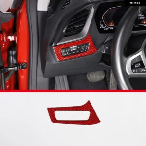 BMW レッドソフトカーボン 2シリーズ F44 2020-2023 カーセンターコンソール ギアシフトパネル内側ドアハンドルカバー トリム ステッカー - 9