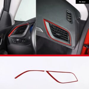 BMW レッドソフトカーボン 2シリーズ F44 2020-2023 カーセンターコンソール ギアシフトパネル内側ドアハンドルカバー トリム ステッカー - 10