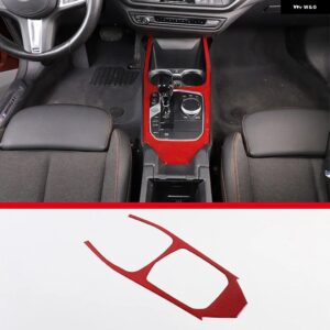 BMW レッドソフトカーボン 2シリーズ F44 2020-2023 カーセンターコンソール ギアシフトパネル内側ドアハンドルカバー トリム ステッカー - 16