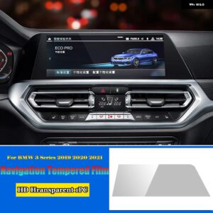 BMW 3シリーズ G20 G28 320I 325I 330I 2019-21 車中央計器ナビゲーション画面強化ガラスプロテクターフィルム カスタムパーツ アクセサリ - 1