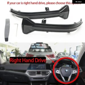 BMW スモーク LED ダイナミックウィンカーライト サイドミラー フラッシュライト 3 5 6 7 8シリーズ G20 G30 G31 G32 G11 G12 G14 G15 M5 F - Right Hand Drive