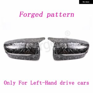 BMW バックミラー サイドウイングミラー カバー カーボンパターンブラック 3 4 5 7 8 I3シリーズ G11 G12 G15 G16 G30 G31 G38 G20 G21 G28 - Forged pattern-2pcs