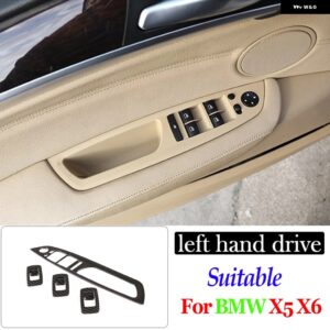 BMW ABS カーボン X5 E70 X6 E71 2008-2013 インテリアキット ダッシュボードコンソール ギアシフトパネル 装飾 カバー トリム ステッカー - Color Name