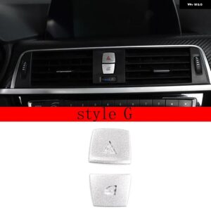BMW 3 4シリーズ 3GT F30 F32 F33 F36 2013-2019 中央制御空調ボタン 装飾 ステッカー カーアクセサリー カスタムパーツ アクセサリー 交換 - STYLE G