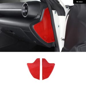 スバル 2022 BRZ ソフトカーボンレッドカースタイリング センターコンソール ダッシュボード 装飾 フレームステッカー インテリアアクセサ - 12