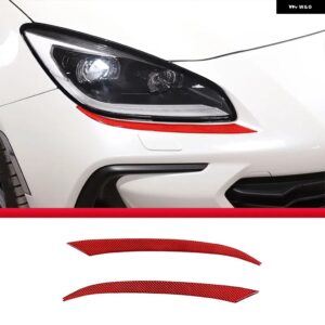 スバル 2022 BRZ ソフトカーボンレッドカースタイリング センターコンソール ダッシュボード 装飾 フレームステッカー インテリアアクセサ - 17