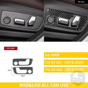 BMW X4 G02 2019 2020 X3 G01 2018-2020 G08 アクセサリーカーボンインテリアドアハンドルパネルトリム ステッカー 装飾 カスタムパーツ ア - 20