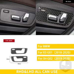 BMW X4 G02 2019 2020 X3 G01 2018-2020 G08 アクセサリーカーボンインテリアドアハンドルパネルトリム ステッカー 装飾 カスタムパーツ ア - 19