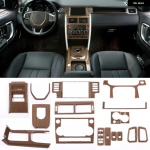 ランドローバー ABS サンズ木目調カーインテリアモールディングトリム キット ディスカバリー スポーツ 2015-2019 アクセサリー カスタムパ - Complete set