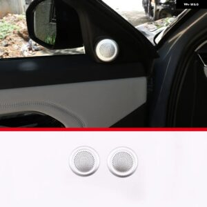 ランドローバー レンジローバー EVOQUE 2019 2020 合金クロームドアスピーカーツイーターサウンドカバー トリム リングカーアクセサリー カ - Style A