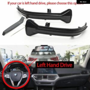 BMW ダイナミックウインカー ウインカー サイドミラー インジケーター LED フラッシュライト 3 5 6 7 8シリーズ G20 G30 G31 G32 G11 G12 G - Left Hand Drive