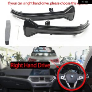 BMW ダイナミックウインカー ウインカー サイドミラー インジケーター LED フラッシュライト 3 5 6 7 8シリーズ G20 G30 G31 G32 G11 G12 G - Right Hand Drive