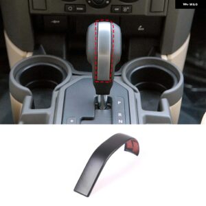 ランドローバー ディスカバリー 3/4 LR3 LR4 2004-2012 ABS カーボン/マットブラックギアシフトヘッドカバー ステッカー 自動 カスタムパー - 1PCS Matte black