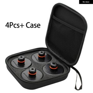 テスラ 4個 ジャックパッドアダプターゴム製 ケースバッグボックス ツールリフティングセーフレイズ モデル 3 モデル S モデル X Y カスタ - 4Pcs with case