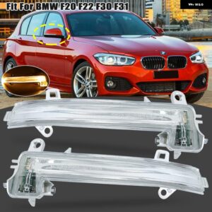 BMW サイドミラー LED ウィンカーライト F20 F21 F22 F32 F33 F36 F30 F31 F34 GT F35 1 2 3 4シリーズ バックビューインジケーターランプ - 1 Pair