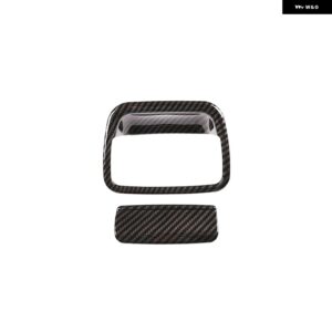 BMW カーボン X1 E84 2011-2015 車 ABS マットインテリアグローブカバー トリム アクセサリー カスタムパーツ アクセサリー 交換用部品 互 - carbon fiber