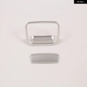 BMW カーボン X1 E84 2011-2015 車 ABS マットインテリアグローブカバー トリム アクセサリー カスタムパーツ アクセサリー 交換用部品 互 - Silver