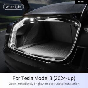 テスラ リアトランクライト モデル 3 ハイランド 2024 アップ高輝度 LED シリコンライト 黄白提案 装飾 アクセサリー カスタムパーツ