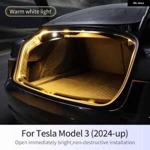テスラ リアトランクライト モデル 3 ハイランド 2024 アップ高輝度 LED シリコンライト 黄白提案 装飾 アクセサリー カスタムパーツ