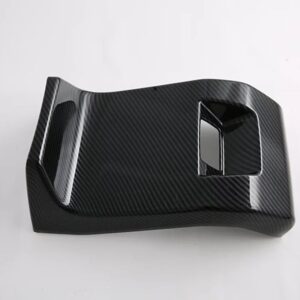 スバル CROSSTREK インプレッサ 2023 2024 カーアクセサリーカーボンスタイル メッキ アームレスト ボックス リアエアベントフ - carbon　fiber　style
