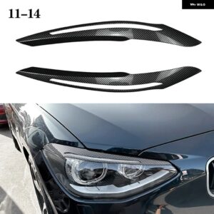 BMW カーボンヘッドライト アイブロウ ランプ ライト アイブロウグロスブラック F20 F21 116I 118I 120I 125I 2011-2019 カスタムパーツ ア - Carbon Fiber 11-14