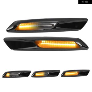 BMW F10 12V LED サイドマーカー ランプ ウィンカーライト アンバー ダイナミック アンバー 1 3 5シリーズ F30 E90 E91 E92 E93 E46 E6
