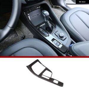 BMW X1 F48 2016-2021 ABS カーセンターコントロール マルチメディアパネル シフトパネル 装飾 アクセサリー X2 F47 2018-2021 LHD カ - B-Black wood grain