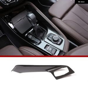 BMW X1 F48 2016-2021 ABS カーセンターコントロール マルチメディアパネル シフトパネル 装飾 アクセサリー X2 F47 2018-2021 LHD カ - A Carbon Fiber