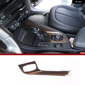 BMW X1 F48 2016-2021 ABS カーセンターコントロール マルチメディアパネル シフトパネル 装飾 アクセサリー X2 F47 2018-2021 LHD カ - A-Pine Wood Grain