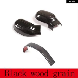 ランドローバー ディスカバリー 3/ディスカバリー 4 LR3 LR4 2004-2012 ABS ブラックギアシフトノブギアヘッドカバー ステッカー カーアクセ - 3pcs Black grain