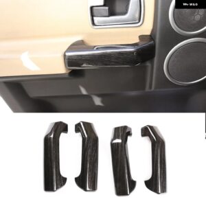 ランドローバー 2004-2009 ディスカバリー 3 LR3 ABS 黒木目車室内 装飾 フレームカバー ステッカー インテリアアクセサリー カスタムパー - 2