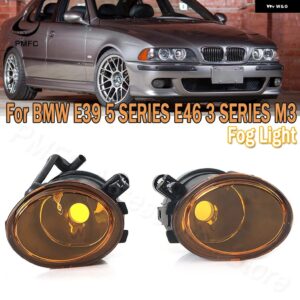 BMW カーライト フロント フォグランプ フォグ ライト アセンブリ クリア/イエロー 3シリーズ M5 E39 2001-2003 M3 E46 2002-2005 63177894