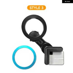 ランドローバー 磁気電話ホルダーディスプレイ画面サイド 360 度回転カーマウント レンジローバー ヴォーグスポーツ 2023 カスタムパーツ ア - Magnetic style