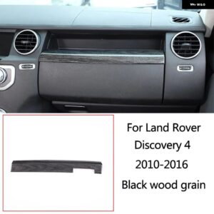 ランドローバー ディスカバリー 4 LR4 10-16 黒木目車中央制御計器パネルインテリア 装飾 フレームアクセサリー カスタムパーツ アクセサリ - Style 6