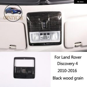 ランドローバー ディスカバリー 4 LR4 10-16 黒木目車中央制御計器パネルインテリア 装飾 フレームアクセサリー カスタムパーツ アクセサリ - Style 7