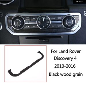 ランドローバー ディスカバリー 4 LR4 10-16 黒木目車中央制御計器パネルインテリア 装飾 フレームアクセサリー カスタムパーツ アクセサリ - Style 9