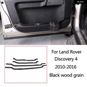 ランドローバー ディスカバリー 4 LR4 10-16 黒木目車中央制御計器パネルインテリア 装飾 フレームアクセサリー カスタムパーツ アクセサリ - Style 10