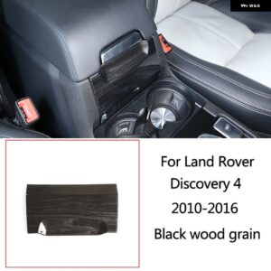 ランドローバー ディスカバリー 4 LR4 10-16 黒木目車中央制御計器パネルインテリア 装飾 フレームアクセサリー カスタムパーツ アクセサリ - Style 12