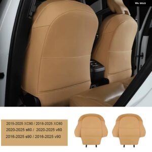 ボルボ XC90 S90V 90 S60V 60 XC60 中央制御ギアシフトパネルアームレスト ボックス パッド抗キックパッドカーアクセサリー 装飾 カスタム - amber