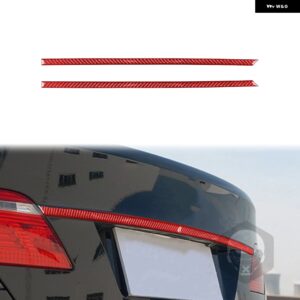 BMW 7シリーズ E65 E66 2002/08/01 アクセサリーカーボン外装トランクトリム ステッカー 装飾 カスタムパーツ アクセサリー 交換用部品 互 - Trunk trim red
