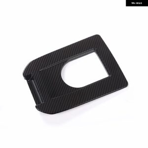 ランドローバー ディスカバリー スポーツ L550 2015-2019 ABS クロームカーアクセサリーセンターコンソール ギアシフトトリム カバー 装飾 - carbon fiber