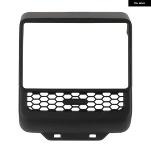 テスラ リアスクリーンカバー ABS プロテクターフレームバックエアベントトリム カバー モデル 3 ハイランドカーインテリアアクセサリー カ - black